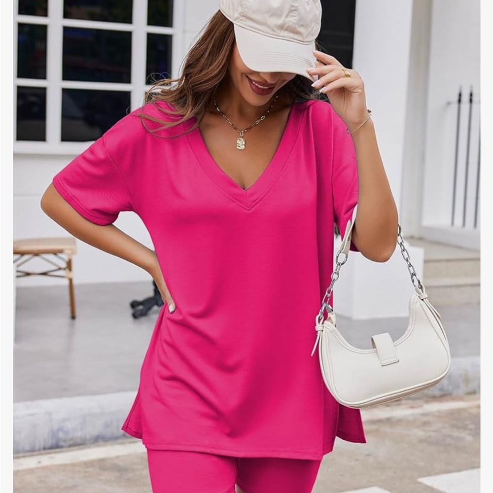 Vibrant Pink 2-Piece Set